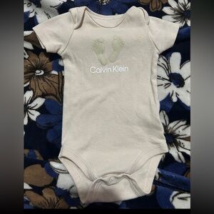 Calvin Klein baby onesie